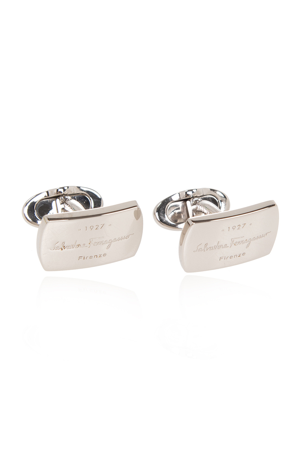 Salvatore Ferragamo Cuff links with logo