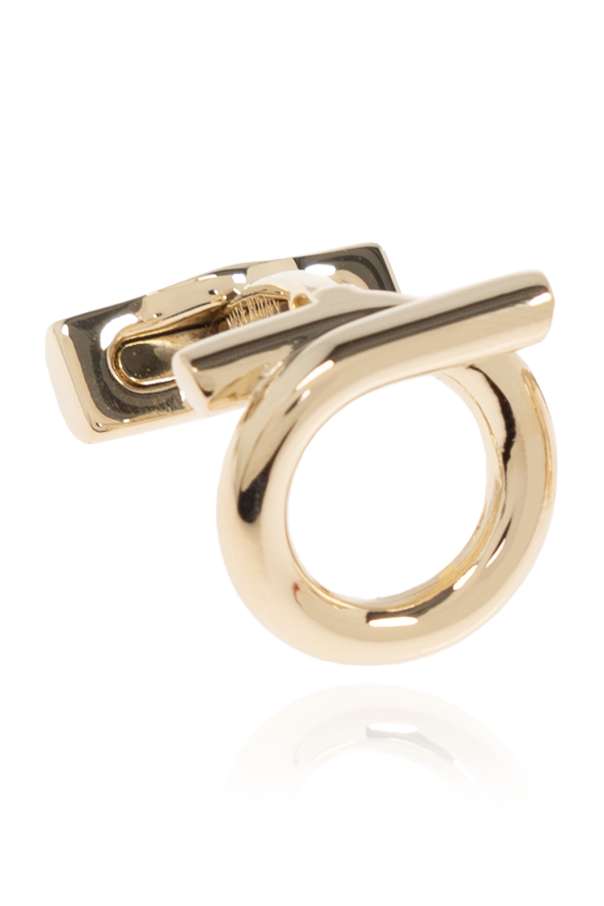 FERRAGAMO Logo-shaped cufflinks