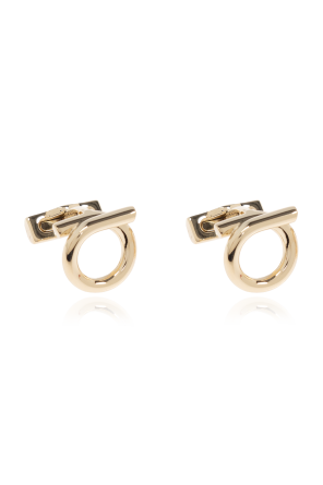 Logo-shaped cufflinks