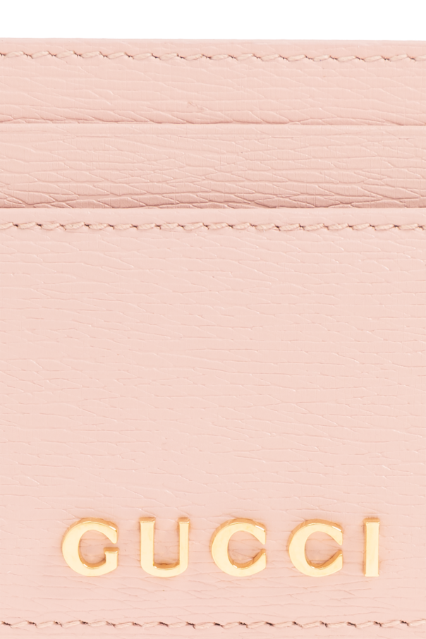 Gucci buckle-detail Skórzane etui na karty