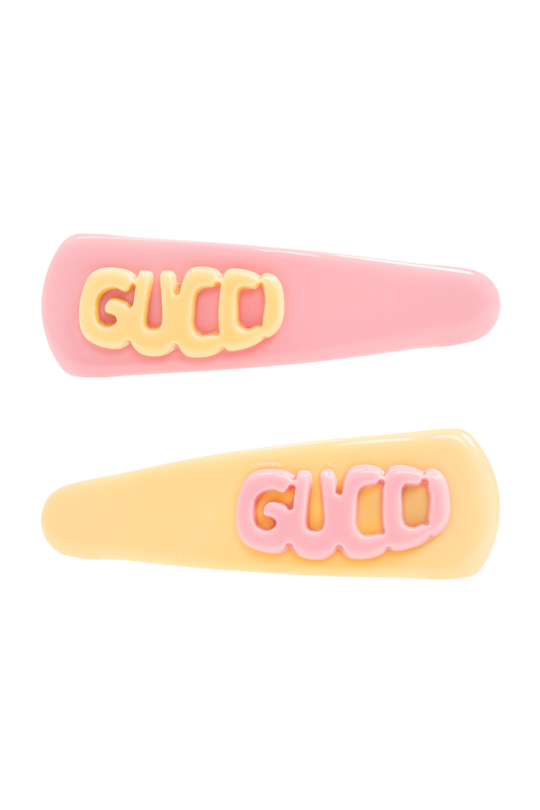 Gucci Kids Spinki z logo