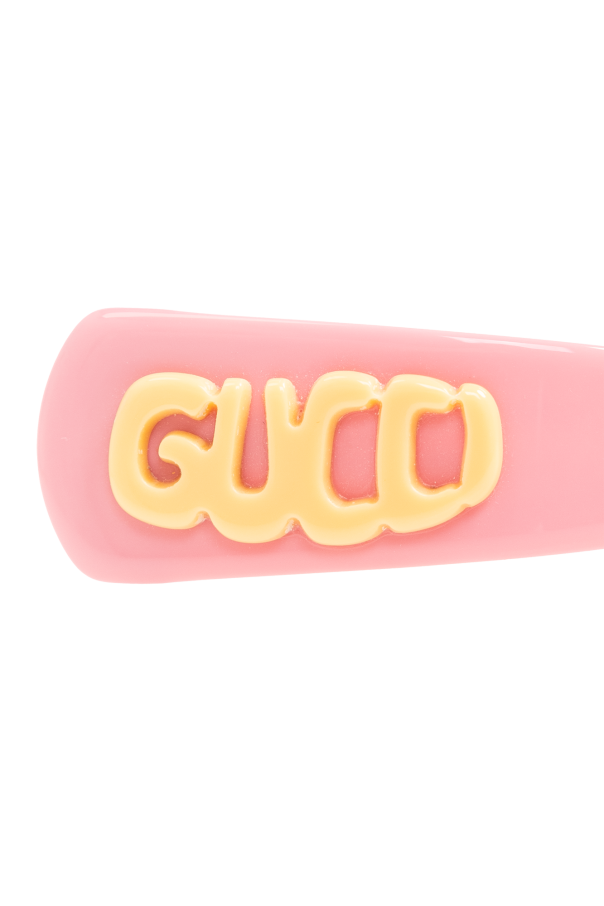Gucci Kids Hair clips with logo