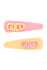 Gucci Kids Hair clips with logo