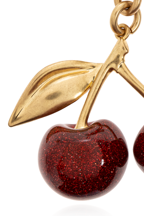 Coach Llavero con colgante en forma de cereza