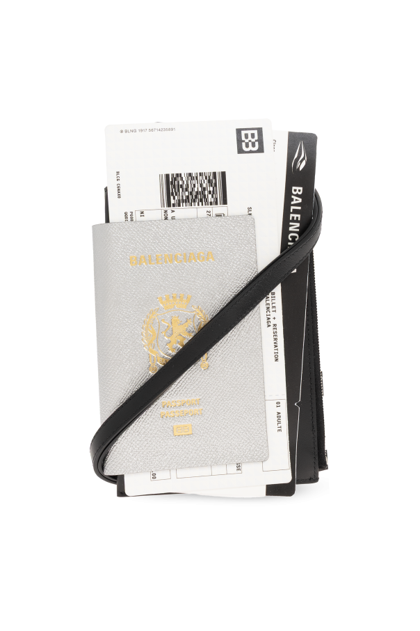 Balenciaga Cartera de cuero para cinturón