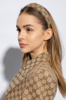 Gucci BROWN Monogrammed headband