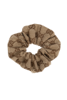 Gucci beige Monogrammed scrunchie