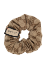 Gucci beige Monogrammed scrunchie
