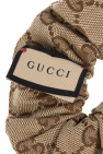 Gucci beige Monogrammed scrunchie