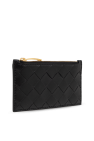 Bottega Veneta BLACK Leather card case