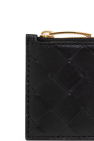 Bottega Veneta BLACK Leather card case