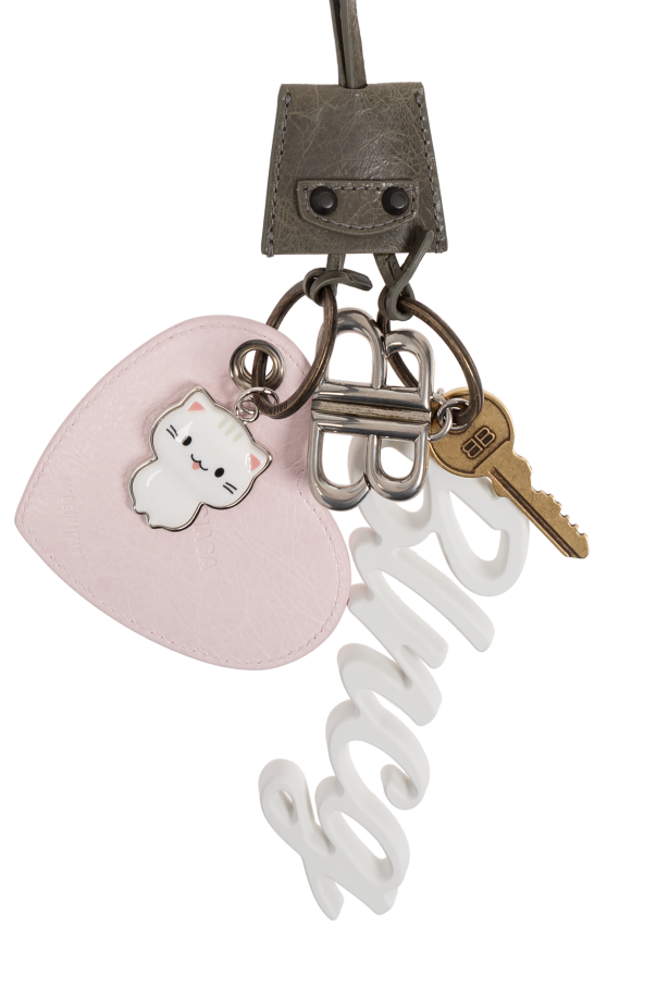 Balenciaga Keychain with charms