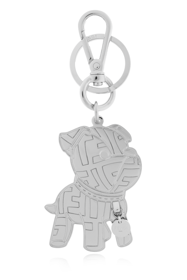 Keychain with a dog motif pendant od Fendi