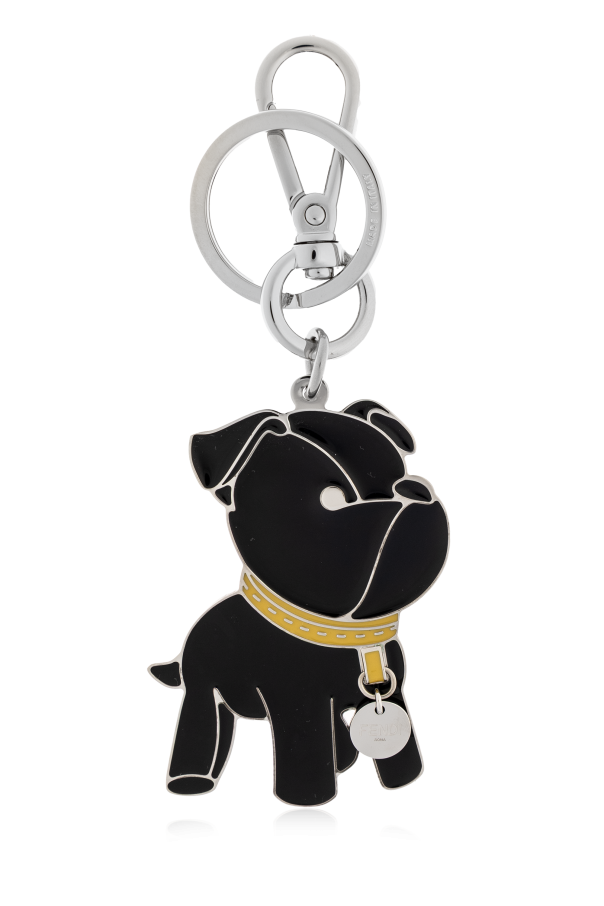Keychain with a dog motif pendant od Fendi