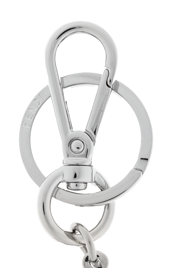 Fendi Llavero con colgante con motivo de perro