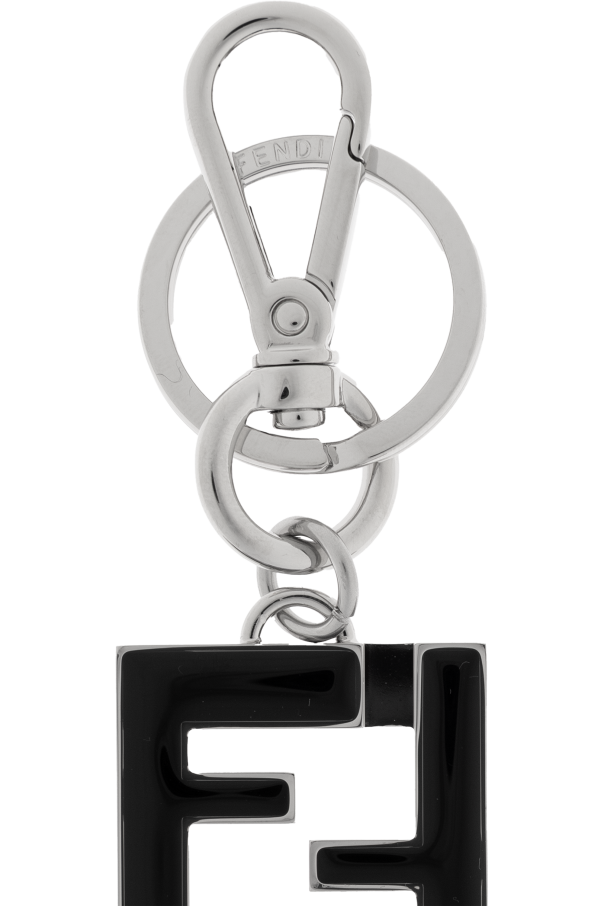 Fendi Keychain with a pendant in the shape of a logo