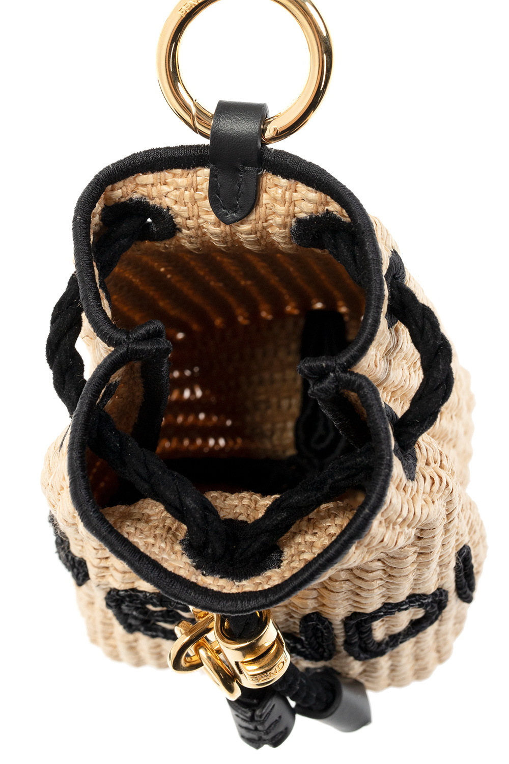 Fendi Fendi logo knitted scarf
