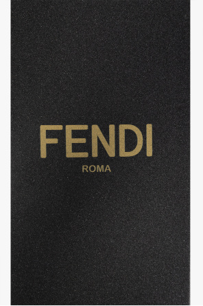 Fendi Fendi embroidered shift dress Black
