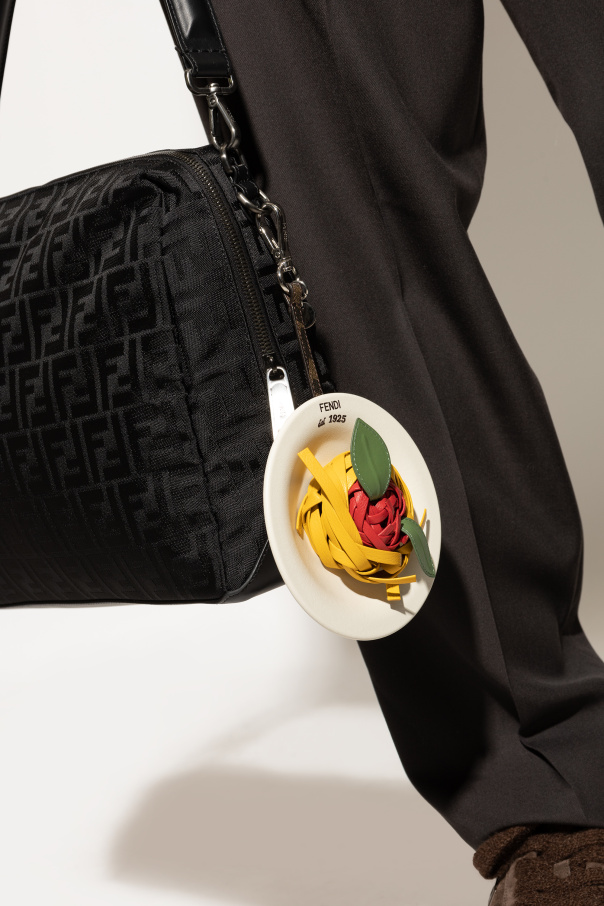Fendi Schlüsselanhänger mit Anhänger mit Spaghetti-Motiv