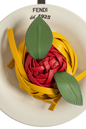 Fendi Schlüsselanhänger mit Anhänger mit Spaghetti-Motiv