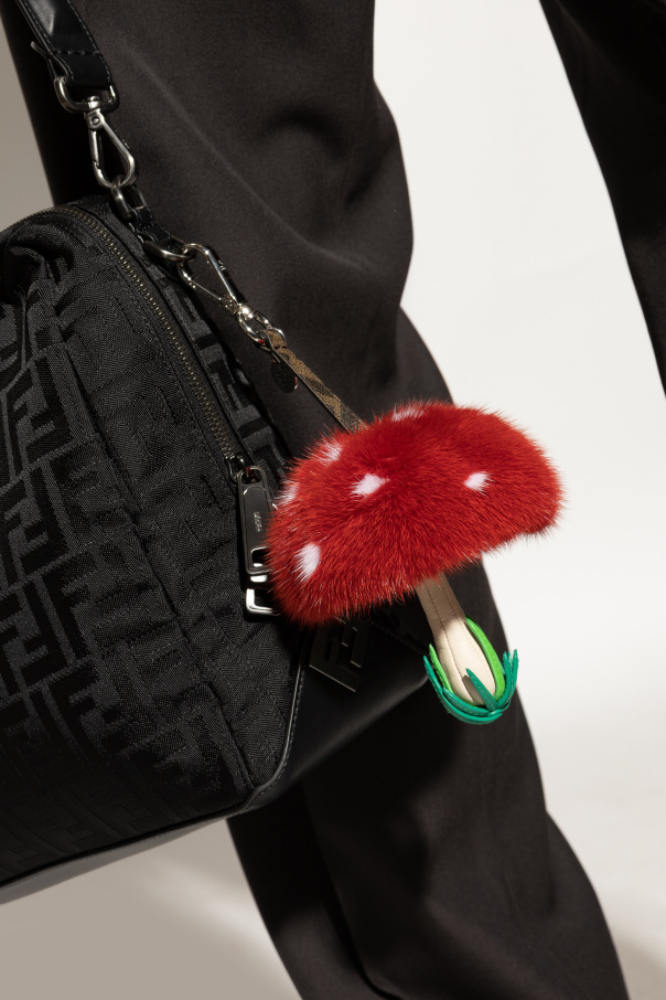 Fendi Schlüsselanhänger mit Anhänger mit Pilzmotiv