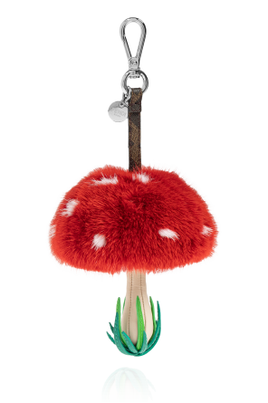 Fendi Schlüsselanhänger mit Anhänger mit Pilzmotiv