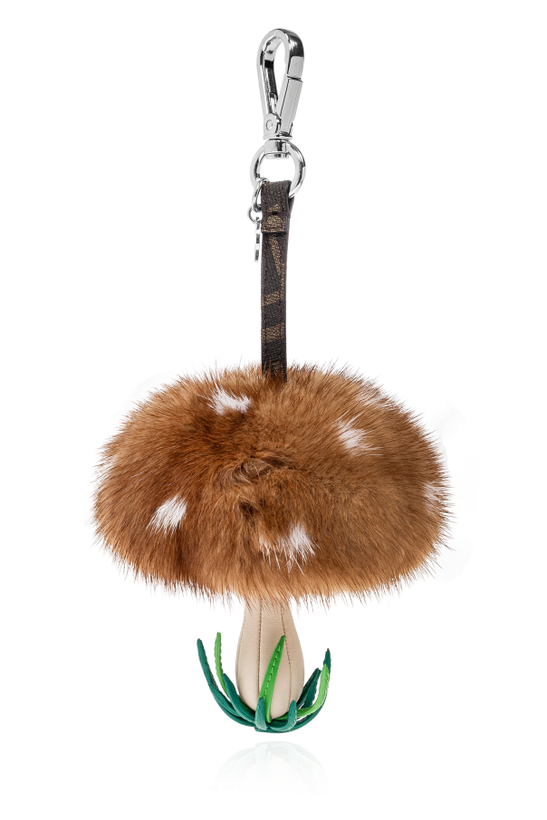 Bag charm with mushroom motif od Fendi