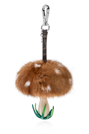 Taschenanhänger mit Pilzmotiv