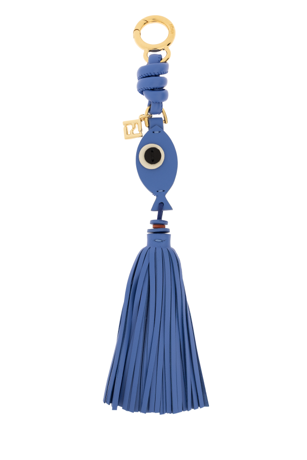 Leather bag charm od Fendi