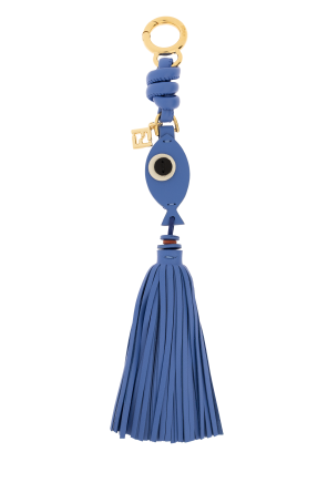 Leather bag charm