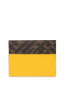 Fendi YELLOW Card case with logo
