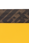 Fendi YELLOW Card case with logo