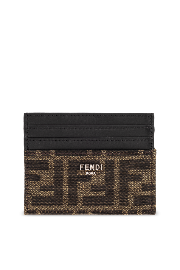 Monogrammed card case od Fendi