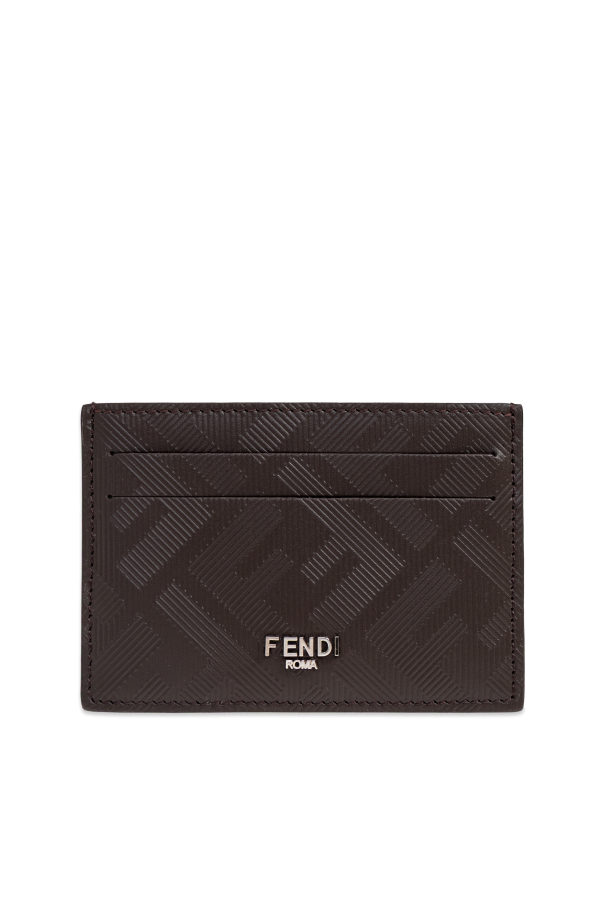 Leather card holder od Fendi