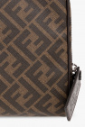Fendi BROWN Wash bag with monogram