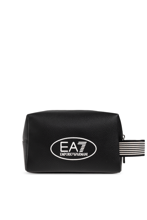 Cosmetic bag with printed logo od EA7 Emporio Armani