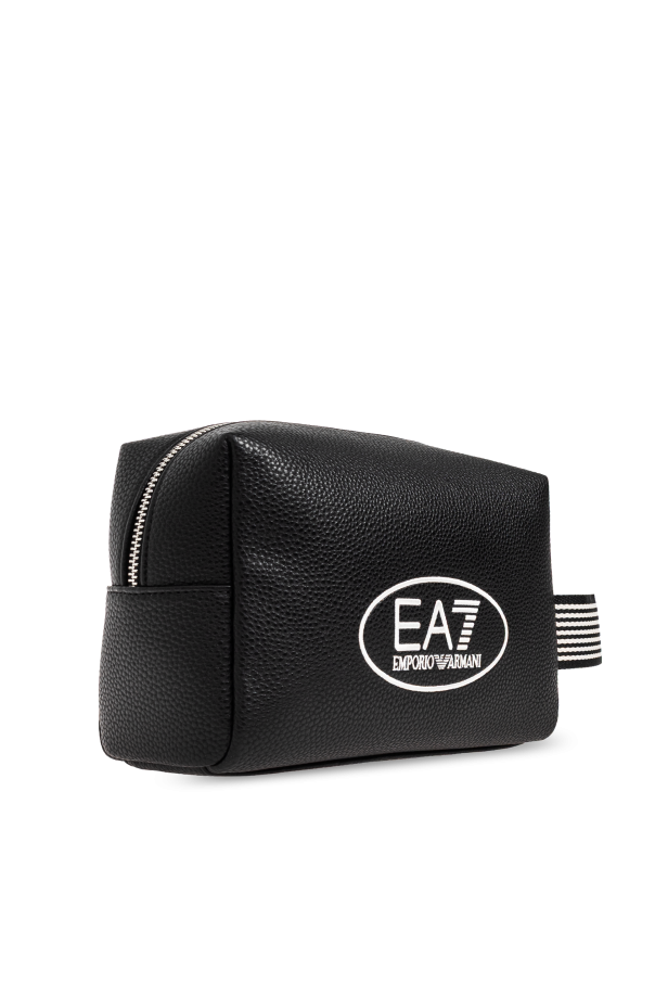EA7 Emporio Armani Cosmetic bag with printed logo
