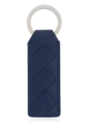 Llavero con colgante de cuero