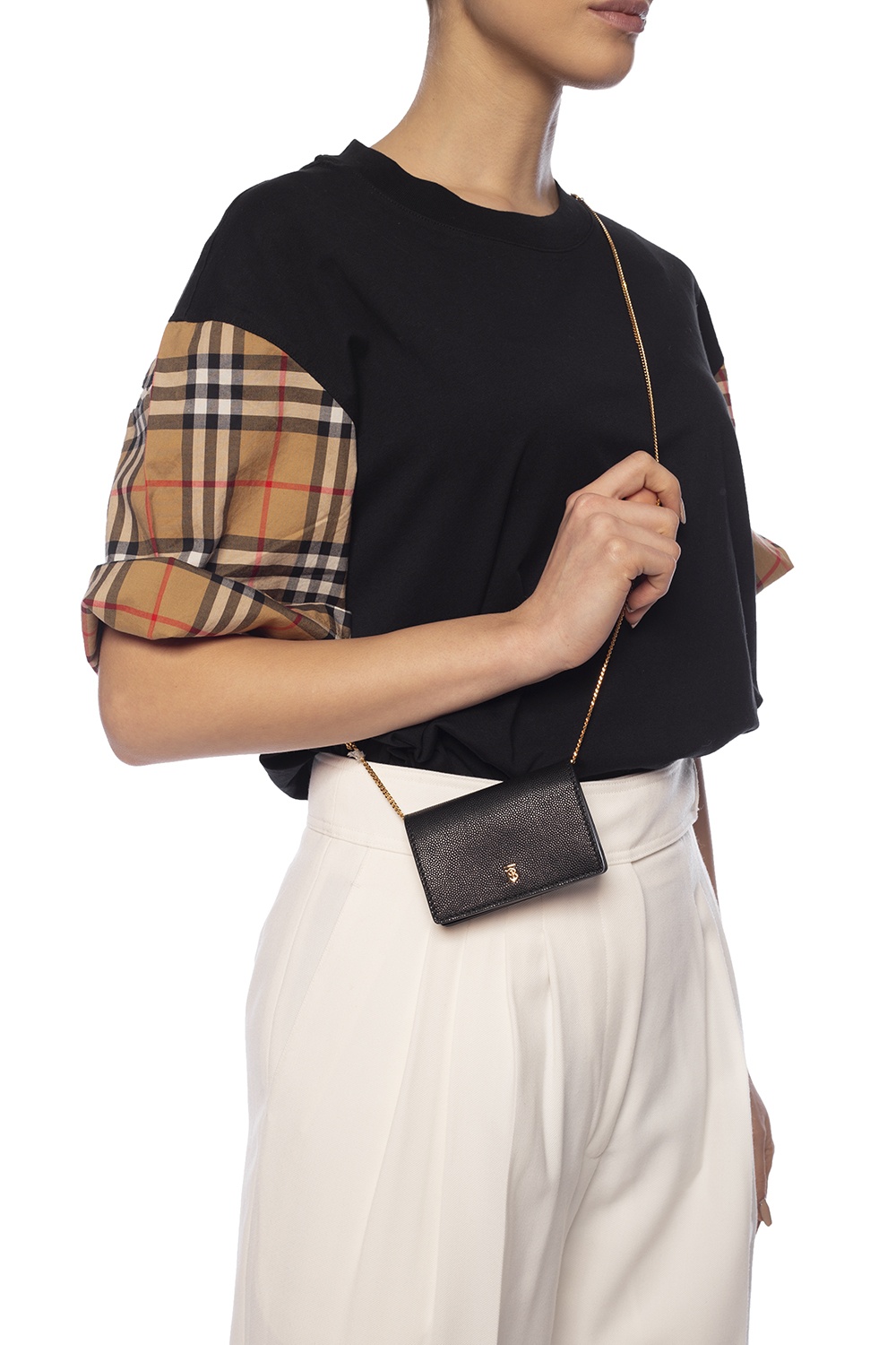 Burberry Jessie Card Case on Chain - Black Mini Bags, Handbags