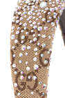 Gucci beige Headband with shimmering crystals