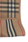 Burberry Kids BROWN Checked bib