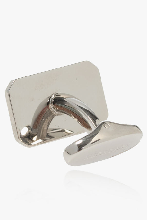 Burberry mens Cuff links with logo
