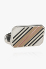 Burberry SILVER Cuff links with logo