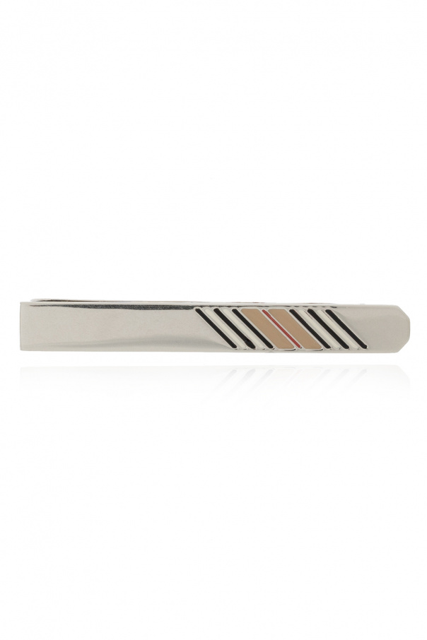 burberry pants Tie clip with logo
