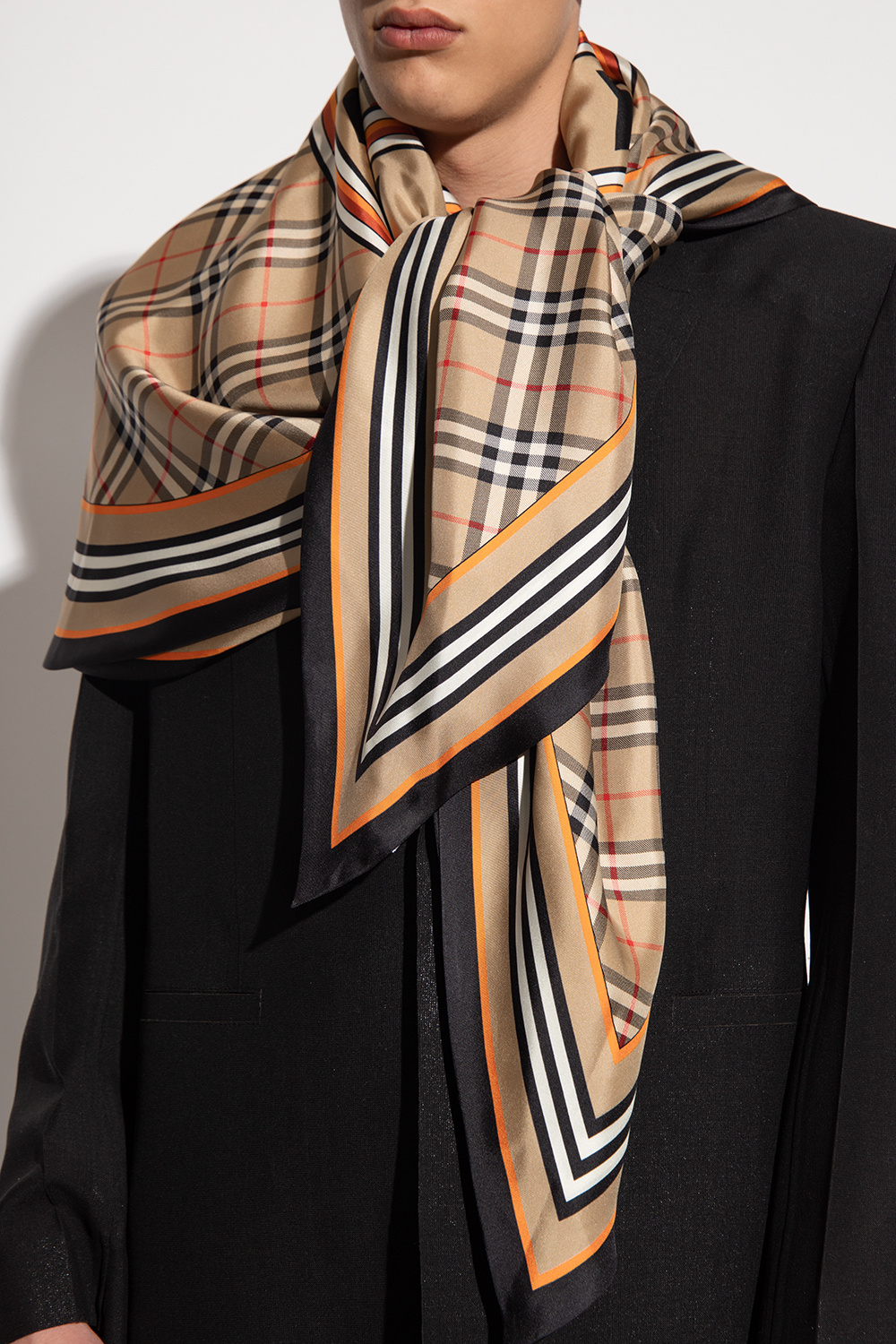 burberry akcesoria Silk scarf