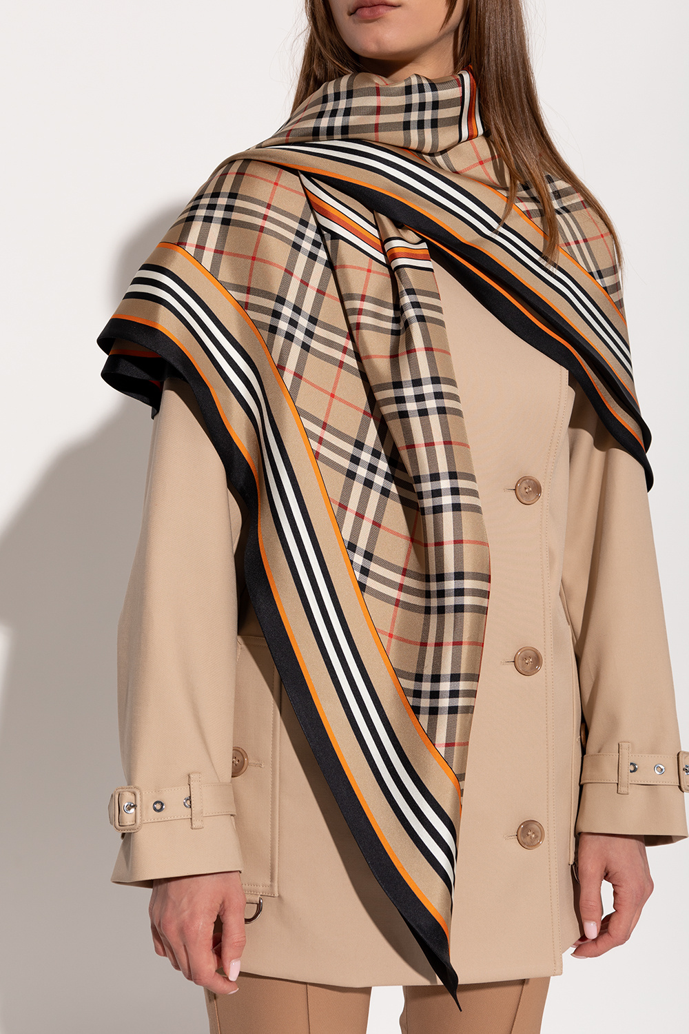 Burberry Archive Scarf Print Shirt Online, SAVE 46
