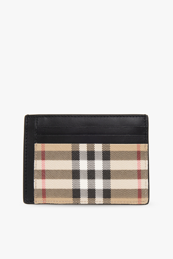Burberry Patterned card case