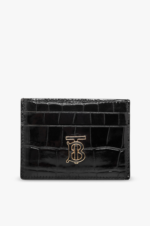 burberry set Card case with logo