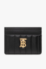 Burberry Leather card case with logo
