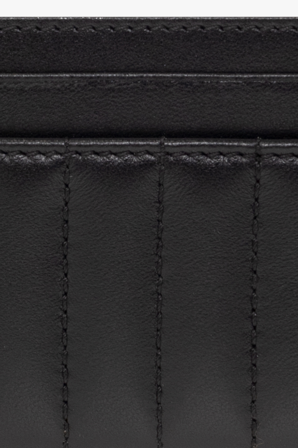 Leather card wallet Burberry Black in Leather - 34276079